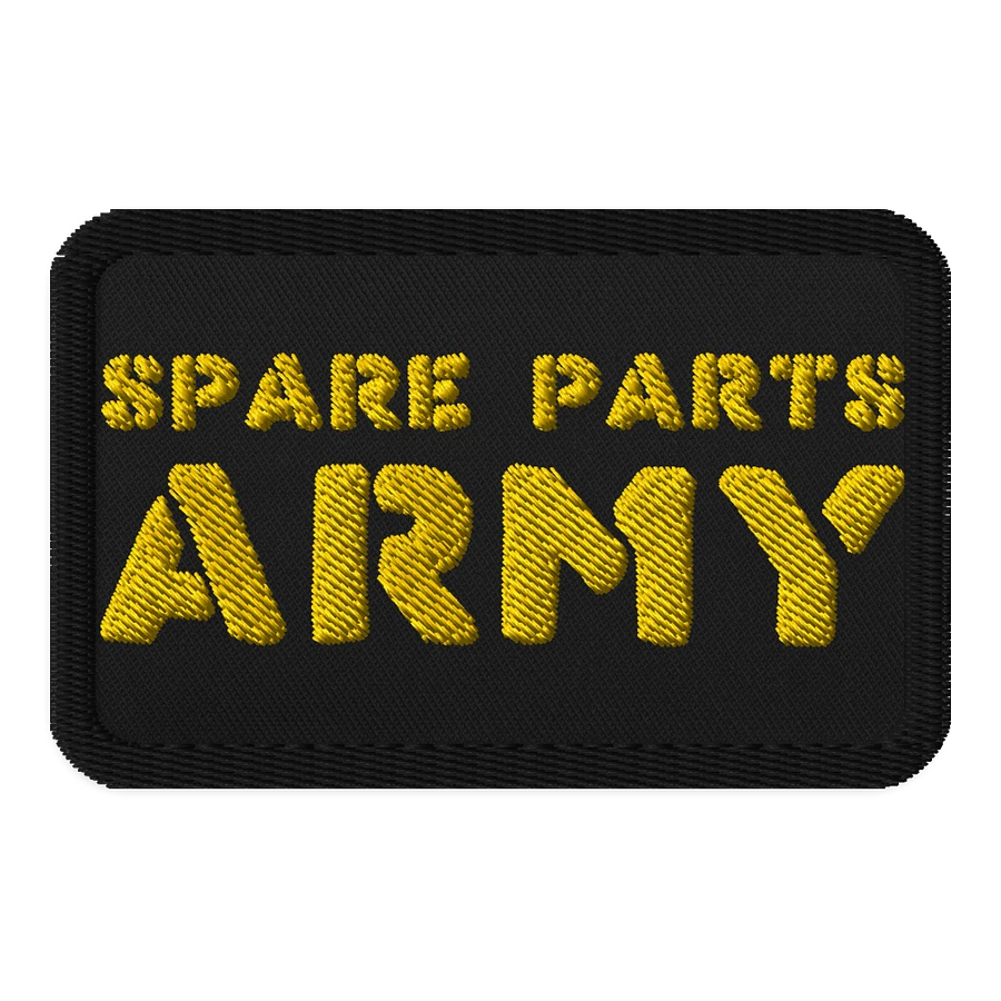 Spare Parts Army Patch - Rectangle 3.5″×2.25 product image (1)