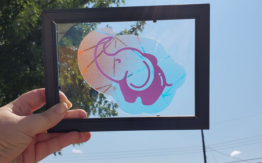 Custom Interior Window Clings - single color product image (5)