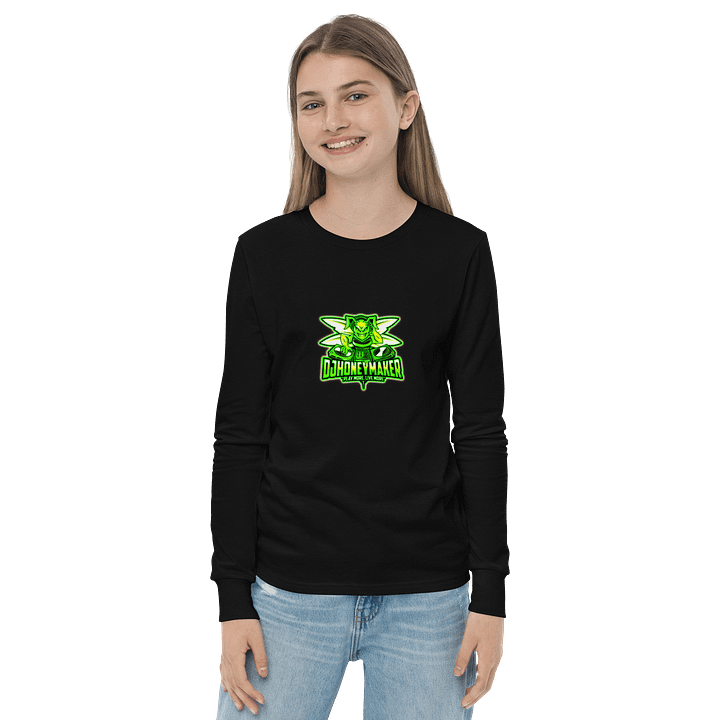Neon Logo Youth Long Sleeve T-Shirt product image (8)