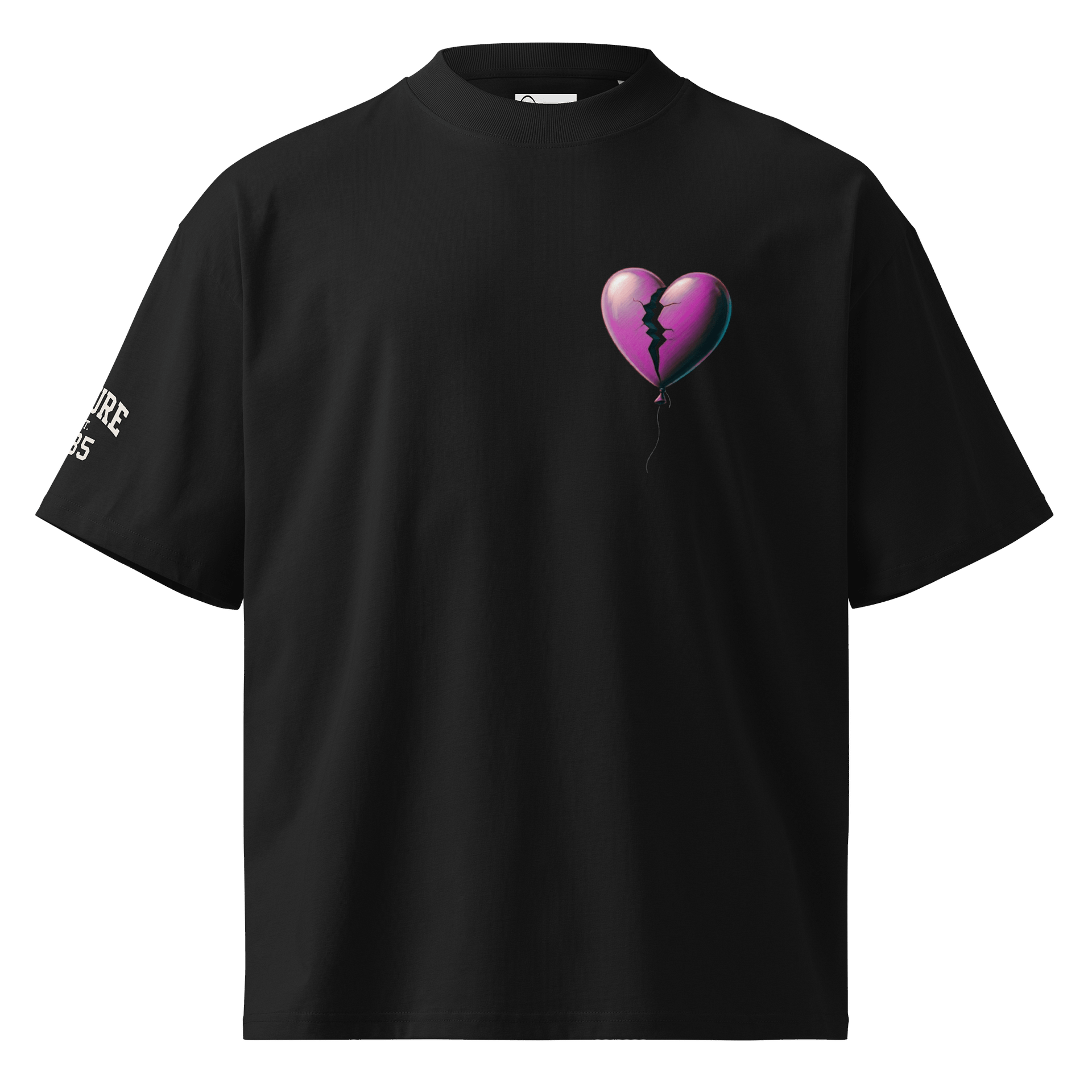 Cracked Heart Organic Oversized Tee product image (1)