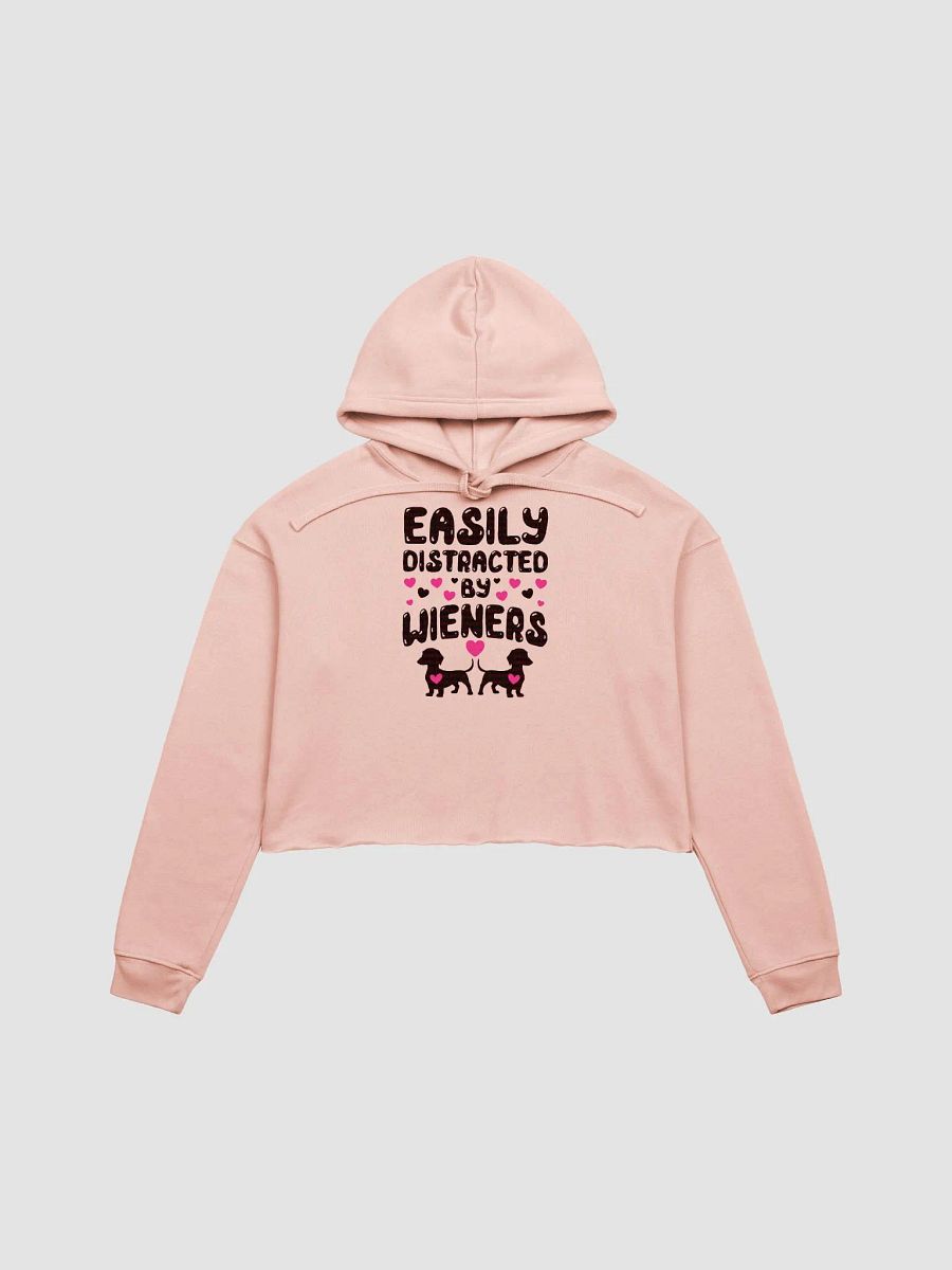 Wiener Whimsy: A Tail-Wagging Distraction Crop Hoodie product image (2)