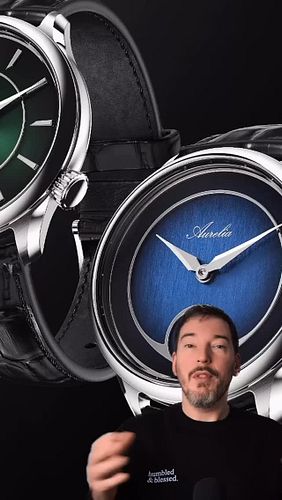 This is Aurelia, an exercise by watchmaker Benedikt Prand-Stritzko to take what he learnt working at H. Moser and pump it int...
