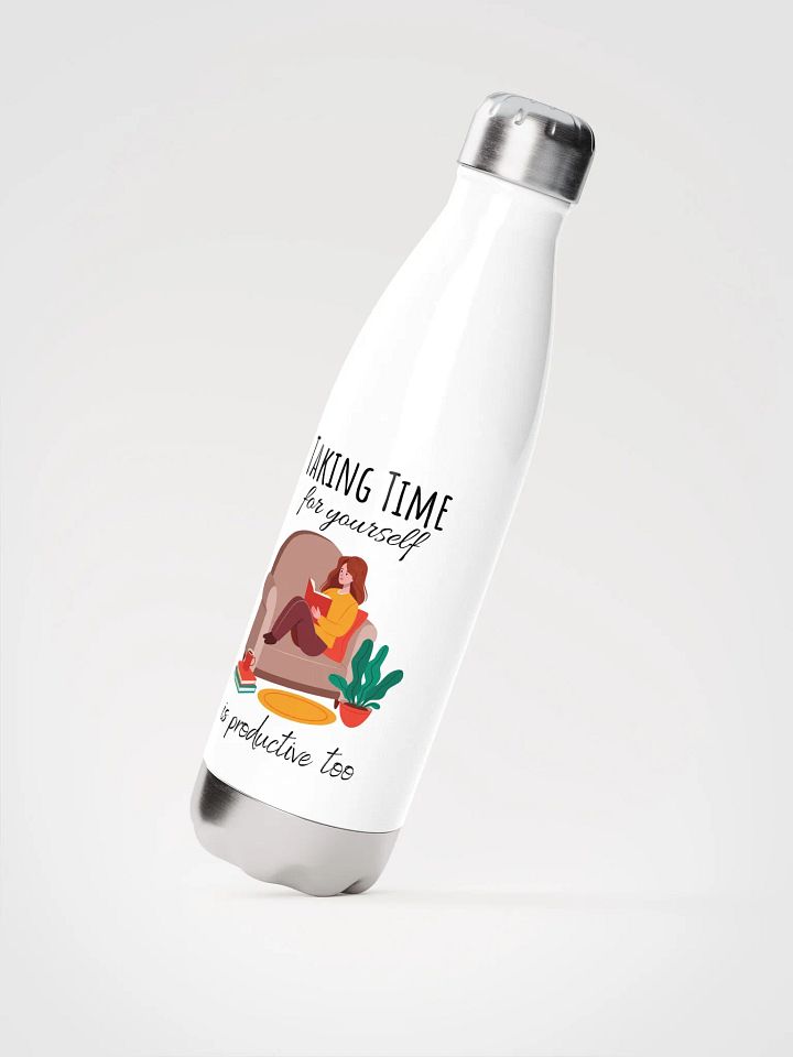 'Taking Time For Yourself' Steel Bottle product image (2)