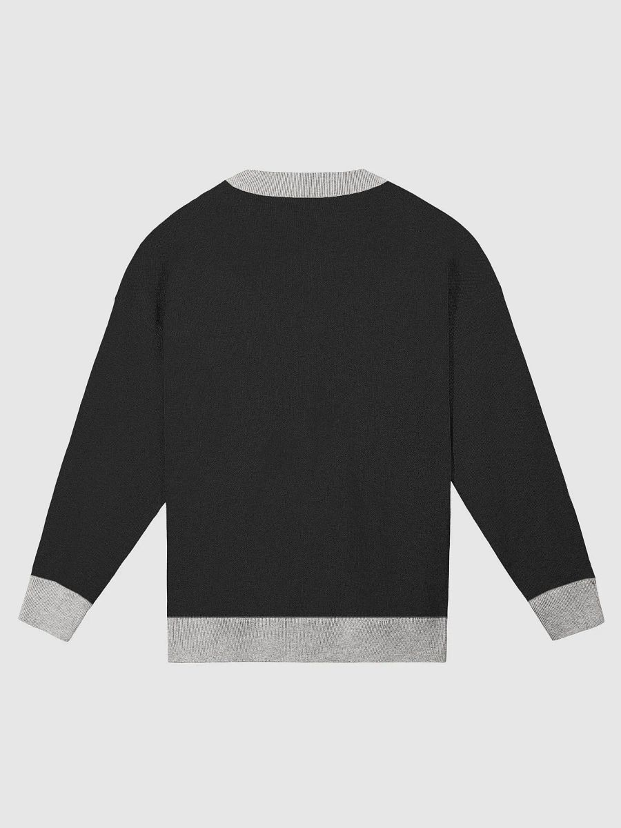 CURRENTLY IN BURNOUT (lg. design, black and off white) knitwear relaxed crewneck product image (6)
