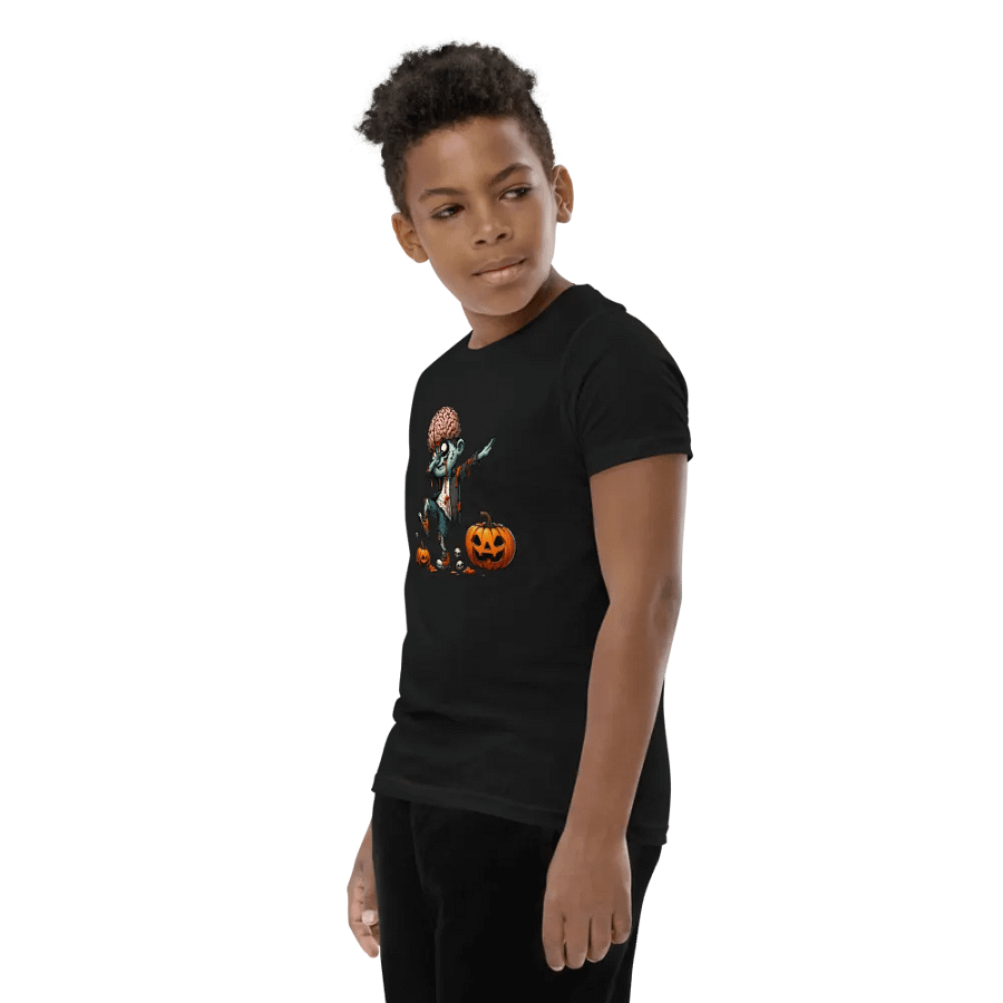 Halloween-Zombie-Boy-Dab-Dance T-Shirt | Fun & Trendy Halloween Tee for Kids product image (8)