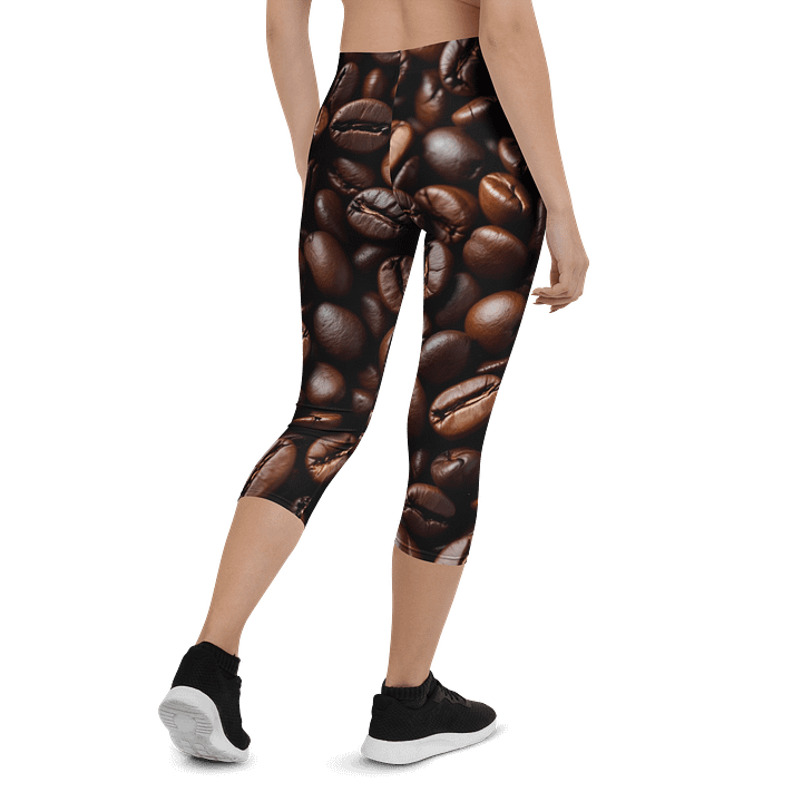 Bean Pattern Print Capri Leggings product image (2)