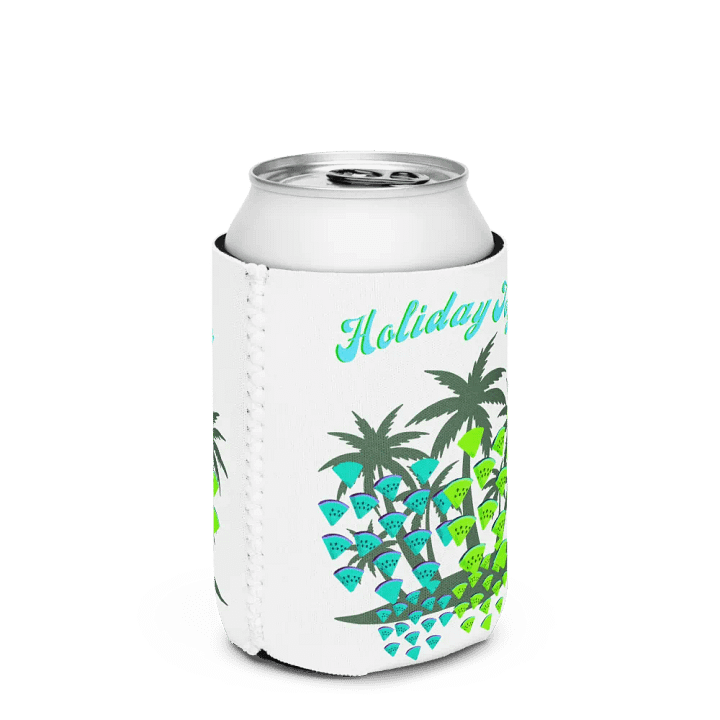 Tropical Holiday Joy Coozie Can Cooler product image (3)