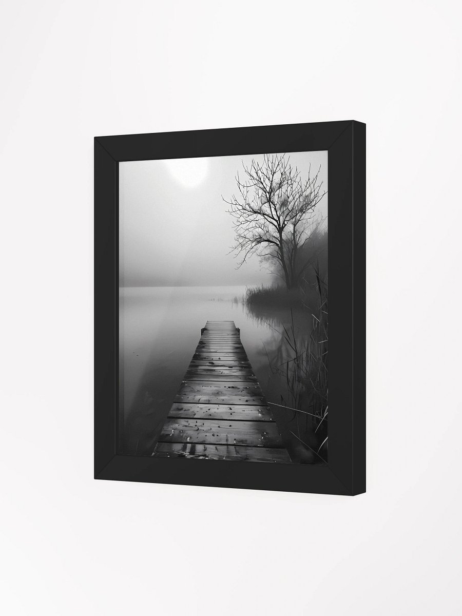 Tranquil Misty Lakeside Framed Poster product image (4)