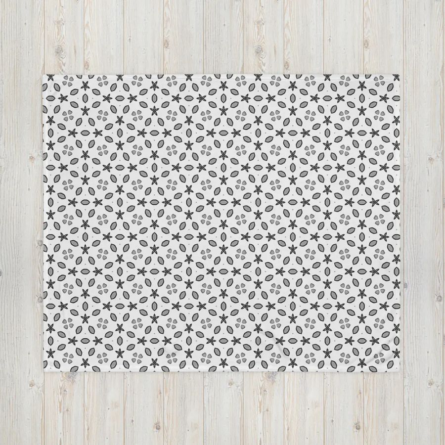 Floral Fusion Throw Blanket product image (12)