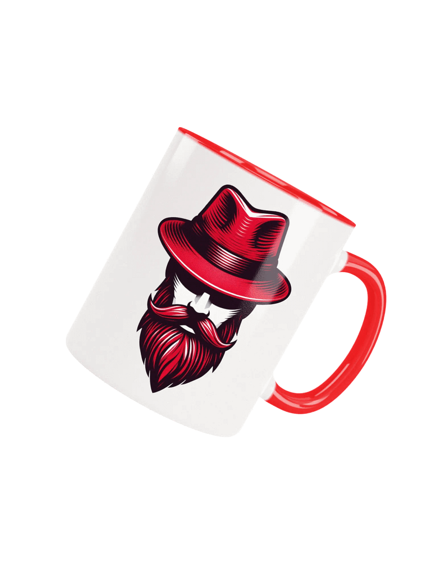 Linux Renaissance Red Ceramic Mug product image (8)