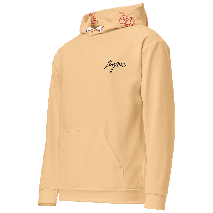 LingOrm Shrimp Cracker Unisex Hoodie (Frangipani) product image (2)