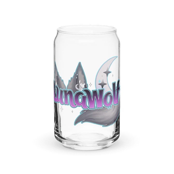 Luna Wolf Can Glass: Embrace Elegance in Every Sip product image (2)