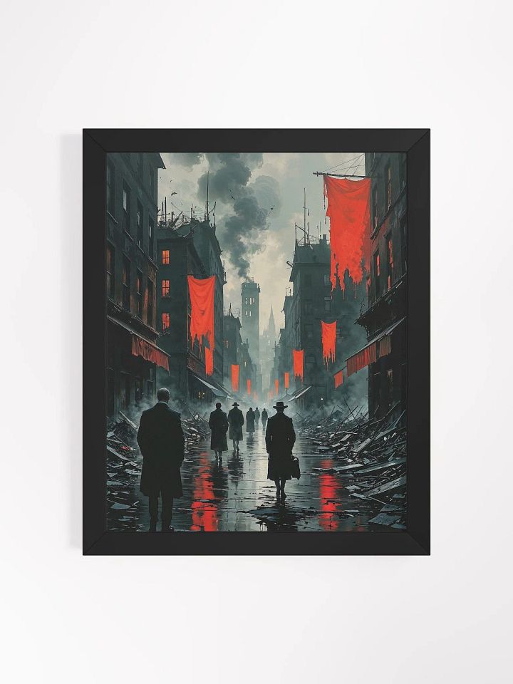 Dystopian Cityscape Framed Print product image (1)