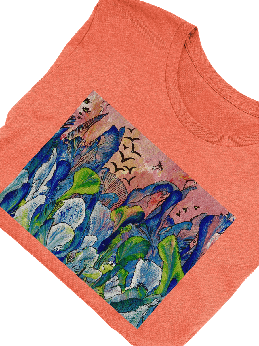 Floral Under The Sunset Sky Floral T-Shirt product image (5)