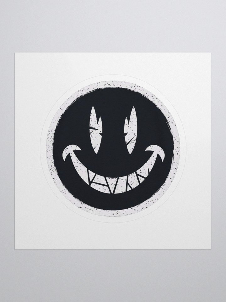 Mischievous Fragmented Smiley Face Stickers product image (1)