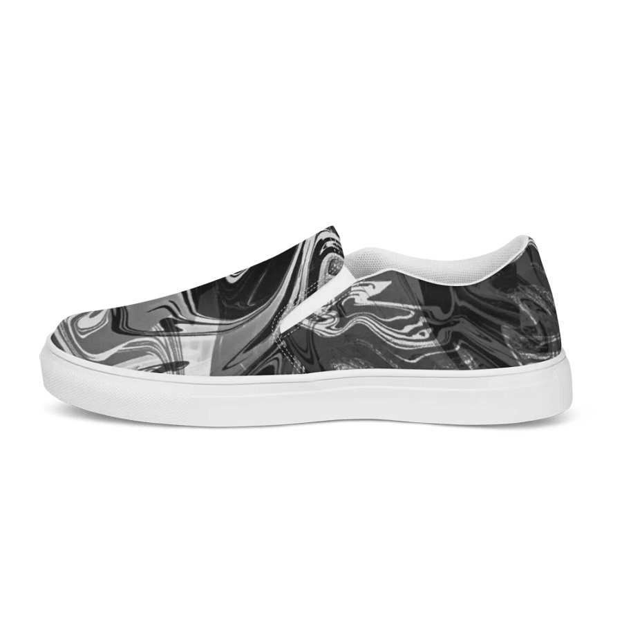 Fluid Chaos Men's Canvas Slip-On Shoes product image (8)