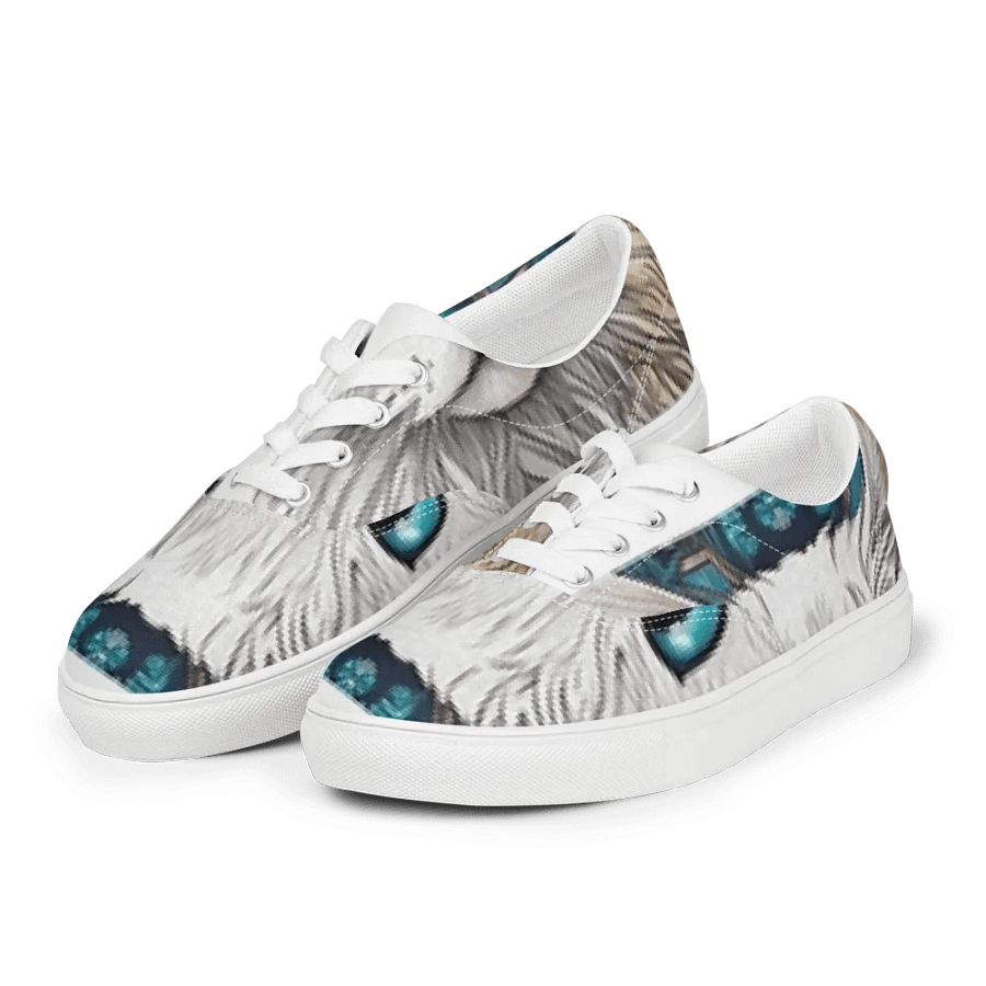 Blue-Eyed Feline Dreams Canvas Shoes product image (9)
