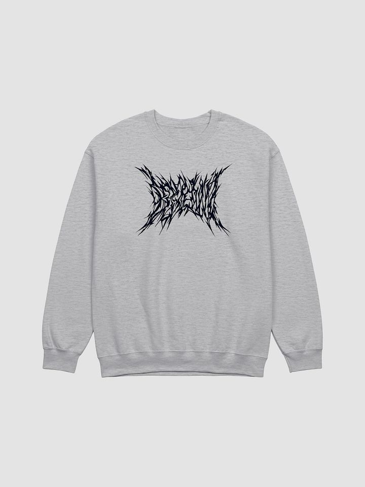 Death Metal Logo Sweatshirt (Black Text) product image (1)
