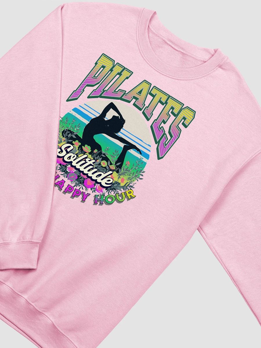 Pilates Is My Happy Hour Solitude Crewneck Sweatshirt product image (8)