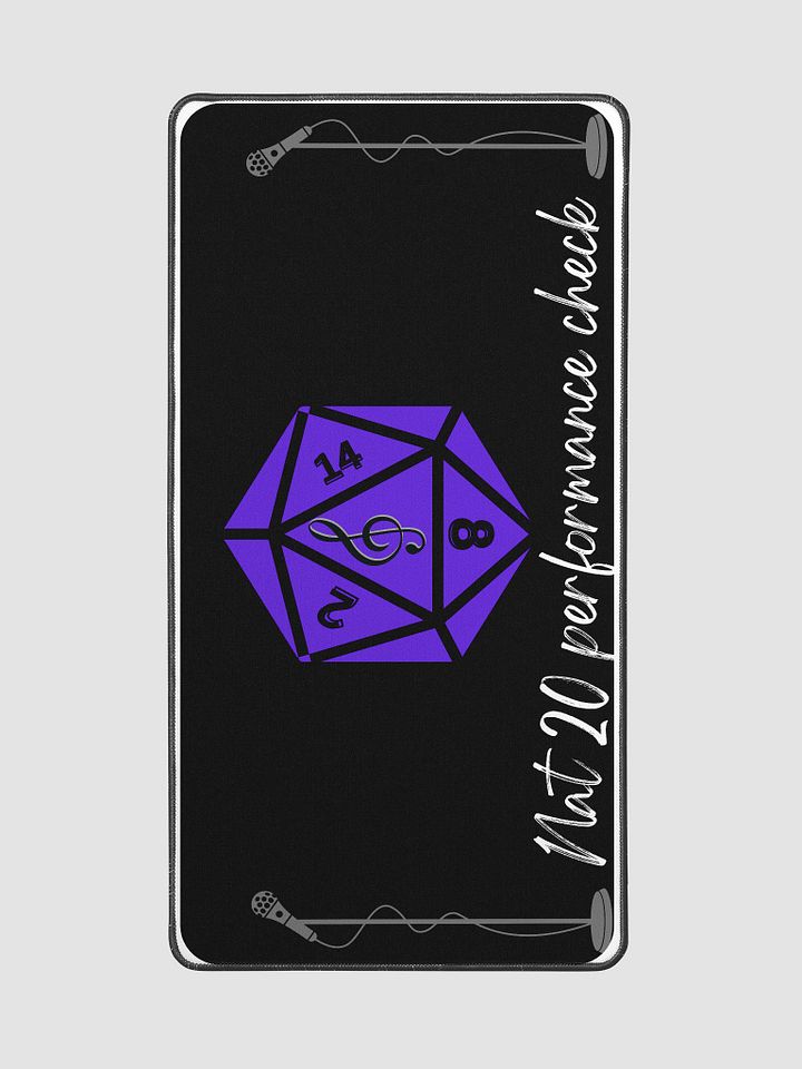 Role-Playing Game Dice Mat - Nat 20 Performance Check for Tabletop Enthusiasts product image (2)