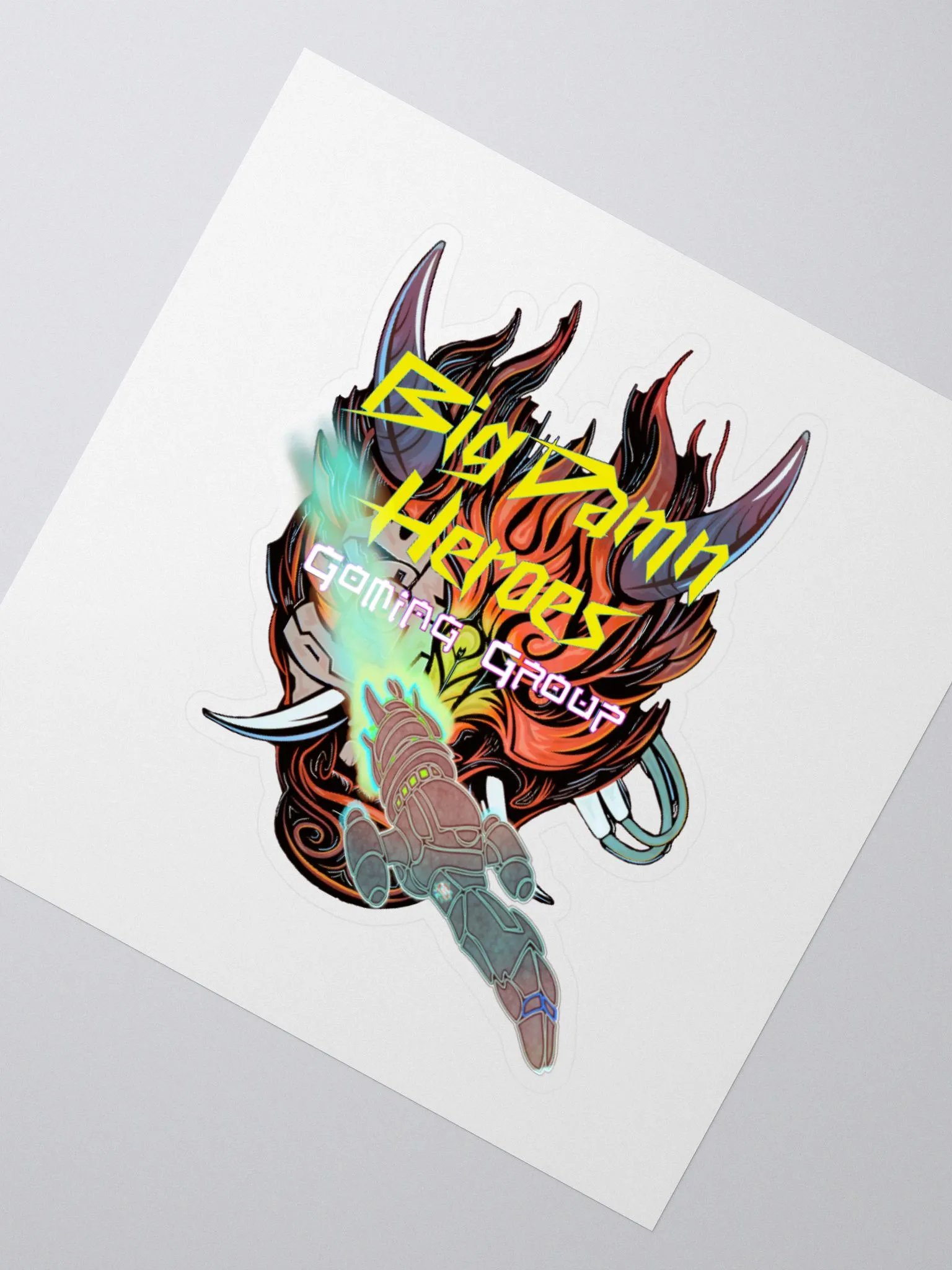 BDHGG NeoSamurai Kiss Cut Stickers product image (2)