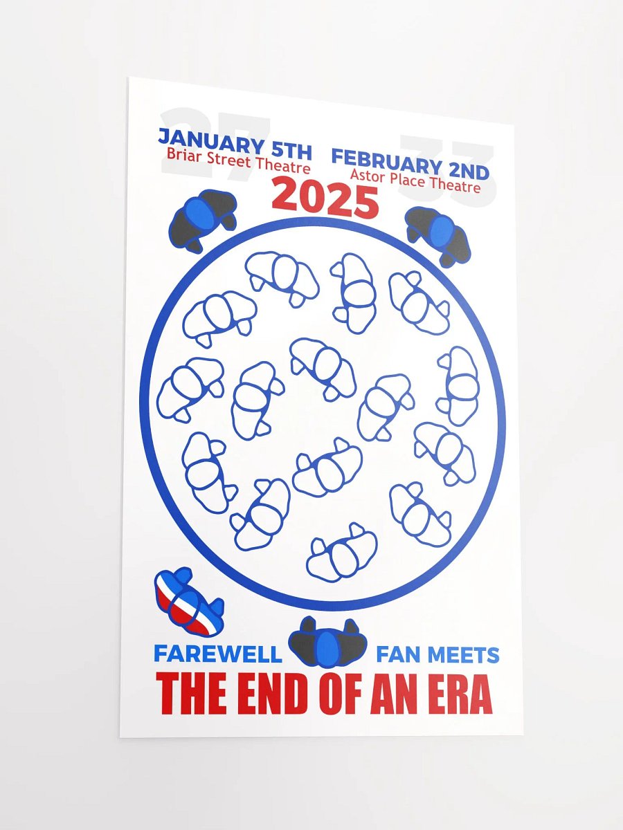 Blue Man Group's Farewell to An Era Fan Fine Art Print product image (2)