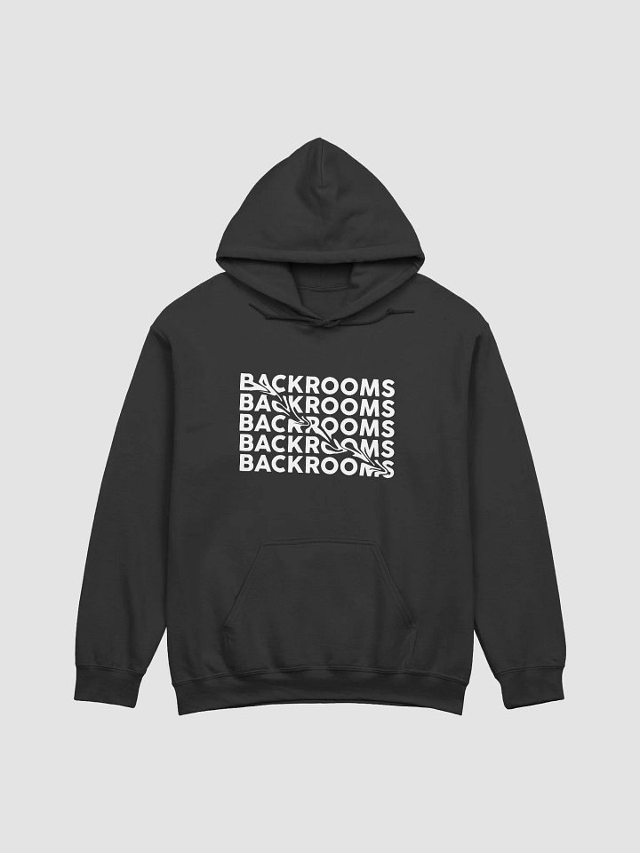 Party Pooper Backrooms Black Hoodie product image (1)