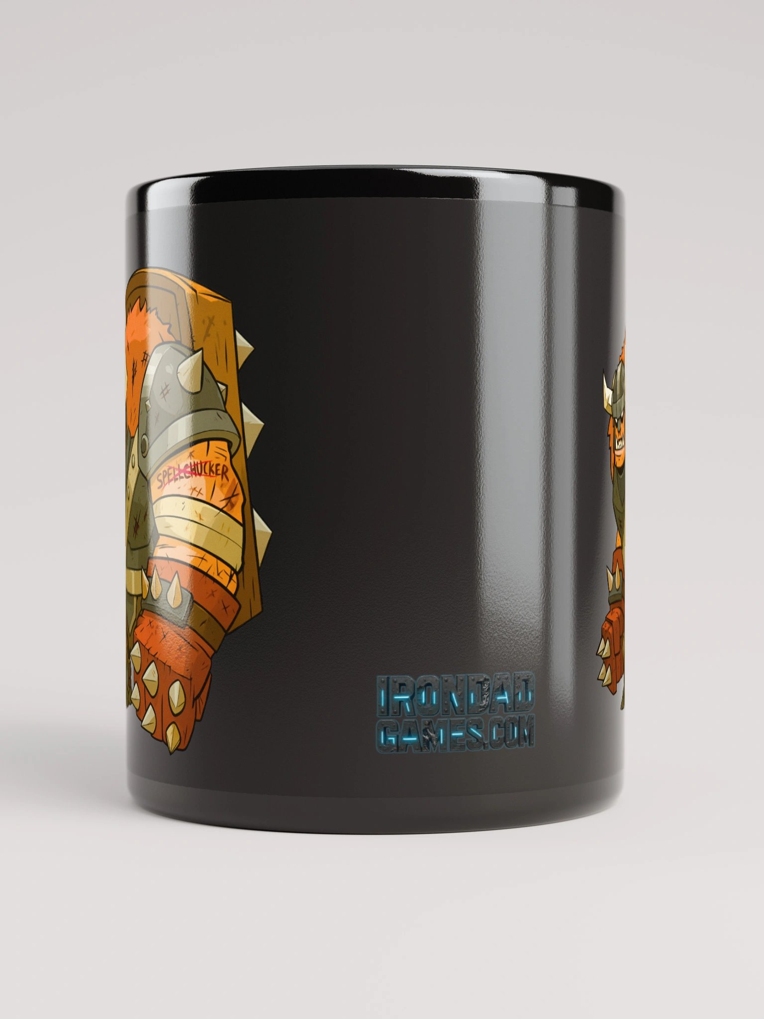 'Anti Spellchucker' Glossy Black Mug (Sublimated) product image (5)