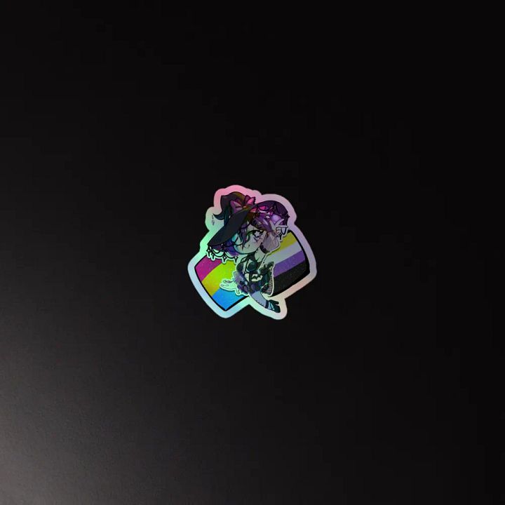 Ame Holographic Pride Sticker product image (4)