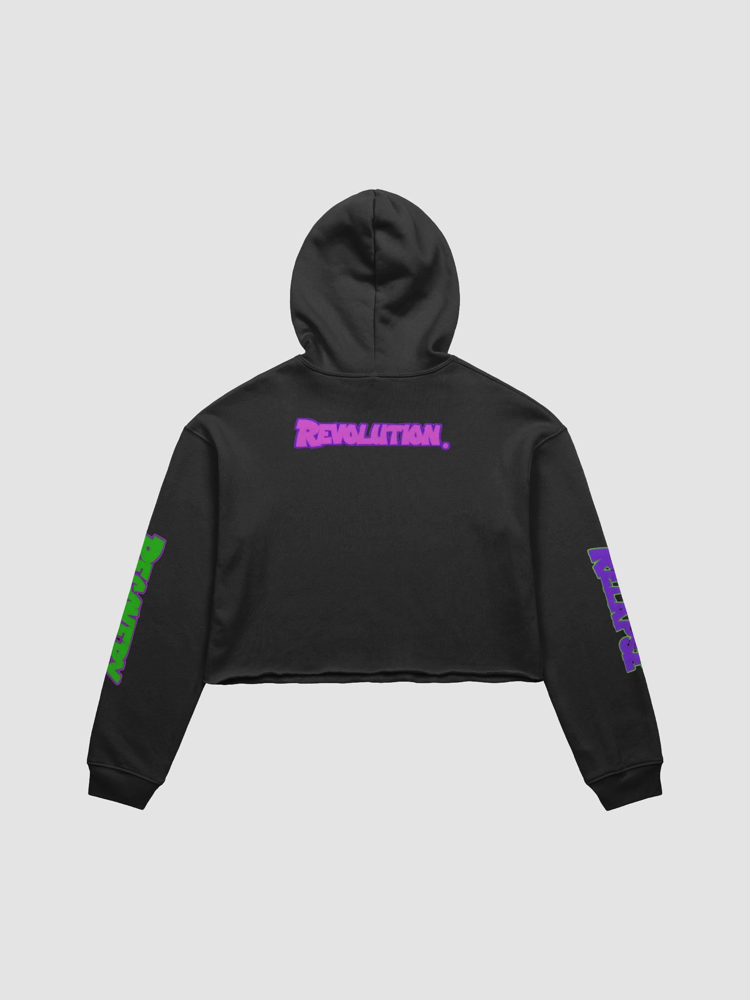 The Two-Toned Junkie Cropped Hoodie product image (2)