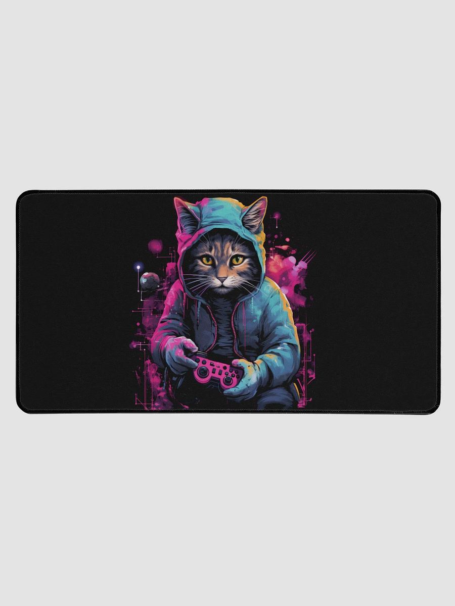 Gamer Cat Desk Mat product image (1)