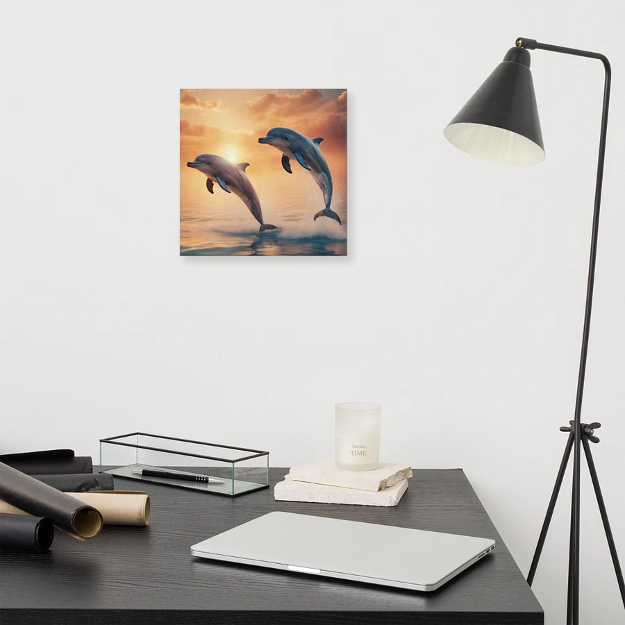 Dolphins Leaping From The Sea Wall Art product image (11)