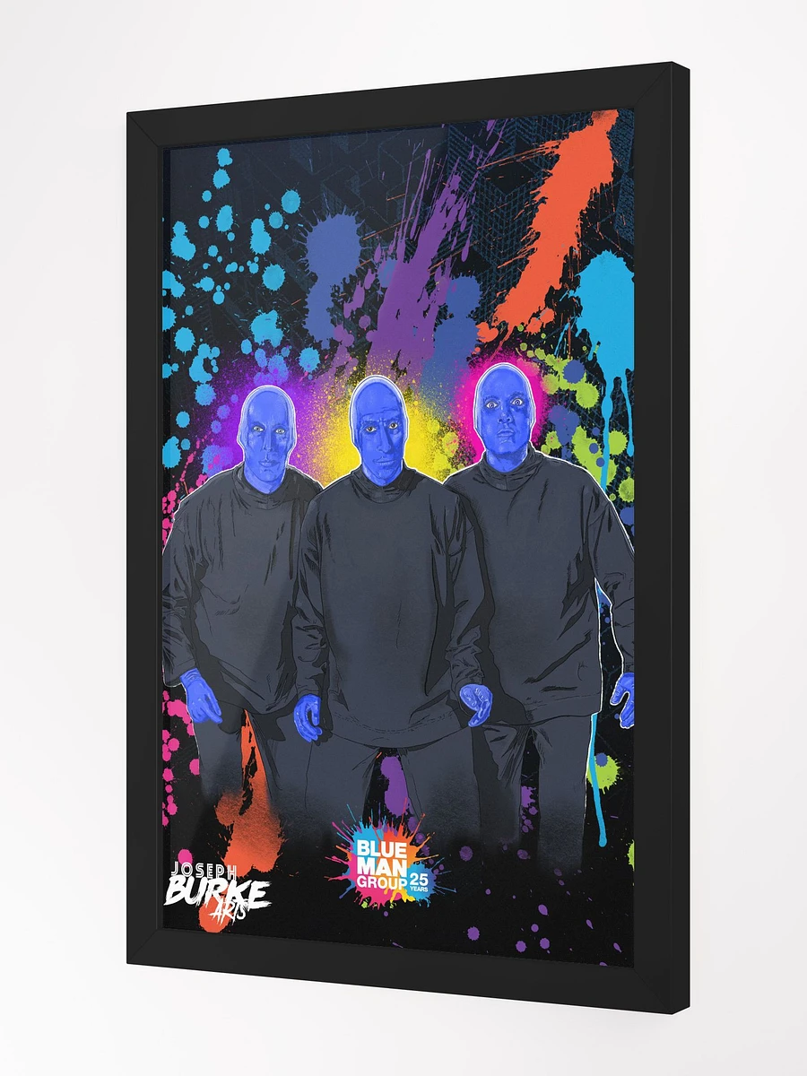 Blue Man Group's 25th Anniversary Framed 12x18 Art product image (1)