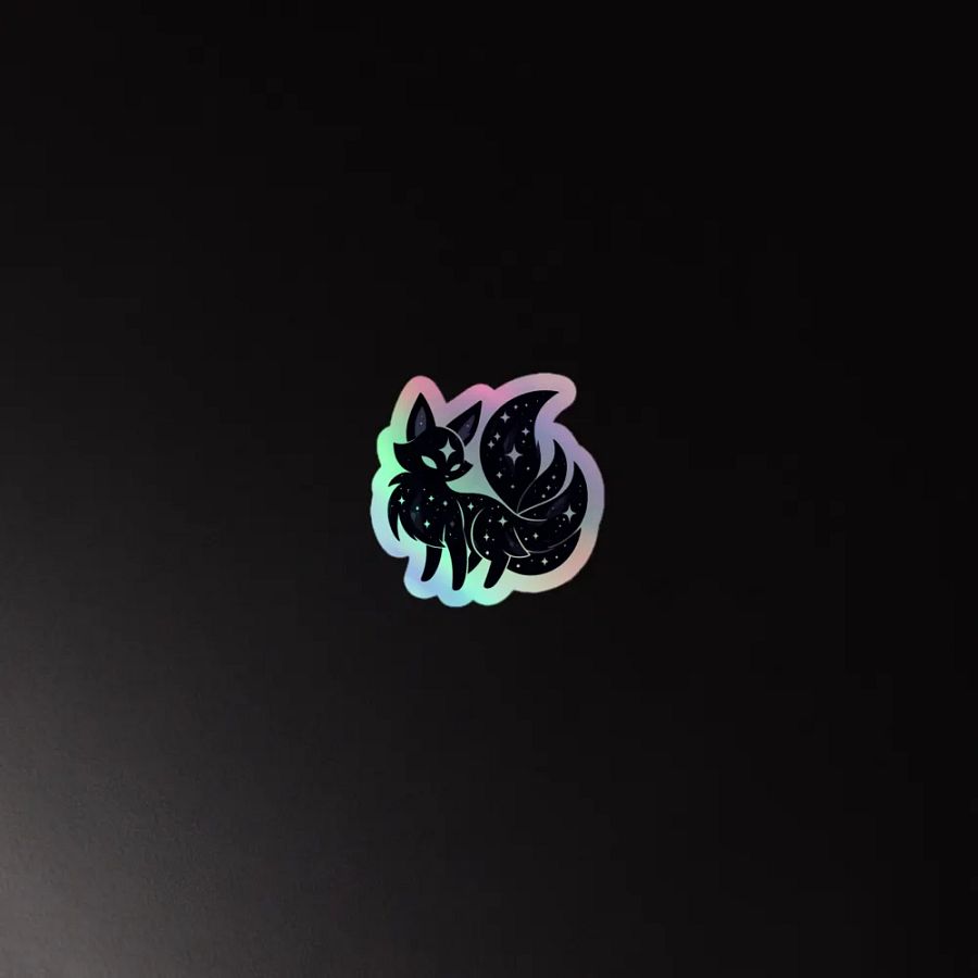 Cosmic Kitsune Sticker product image (3)