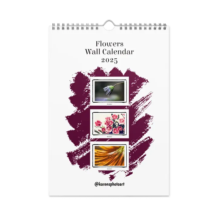 Flowers Wall Calendar 2025 product image (1)