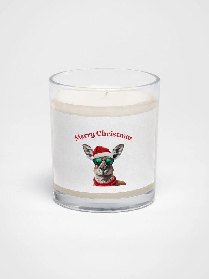 Kangaroo Claus Soy Wax Candle - Red product image (1)