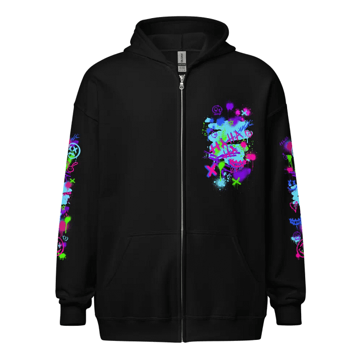 Grafitti Zip Up Hoodie product image (1)