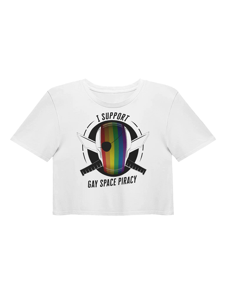 I Support Gay Space Piracy Crop Top product image (9)