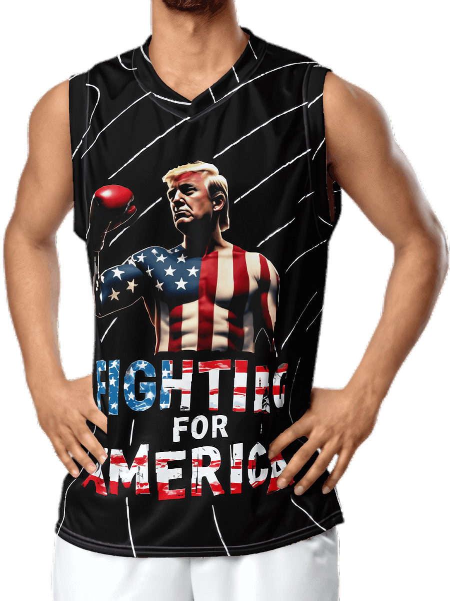 Basketball Jersey: Trump, Fighting for America product image (1)
