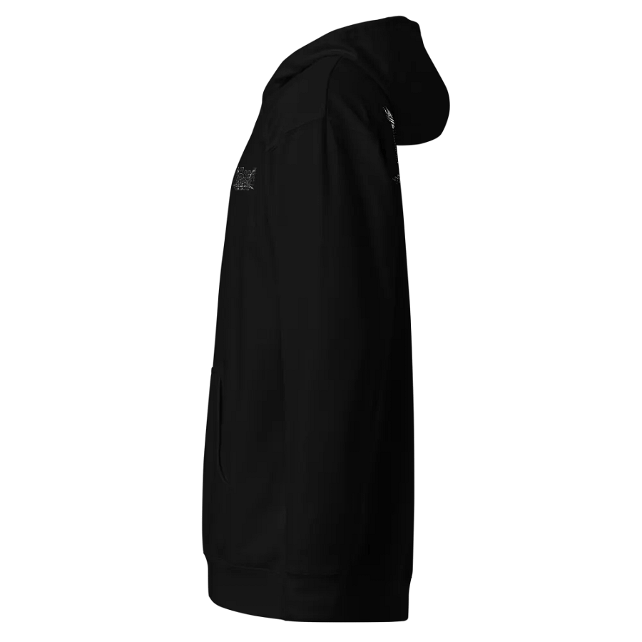 Midweight Hoodie - Embroidered - Black HApex Gear White Logo product image (10)
