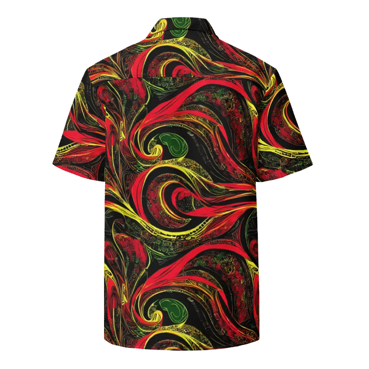 Heritage Breeze: African Black History Month Button-Down Shirt. product image (2)