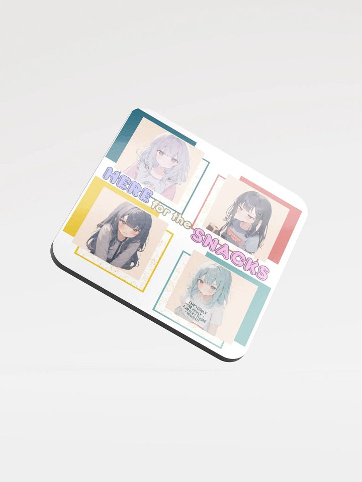 Anime Snack Attack Cork Coaster product image (1)