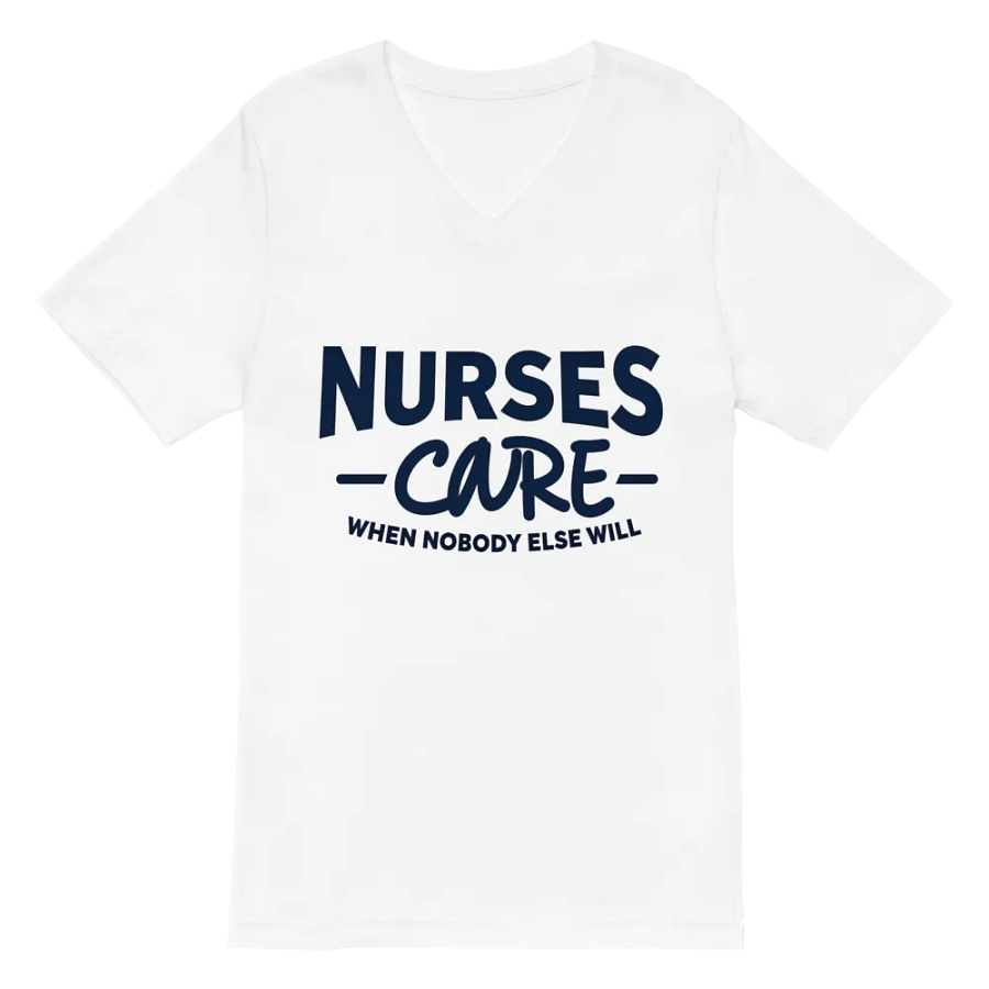 Nurse's Care V-Neck Tee product image (2)