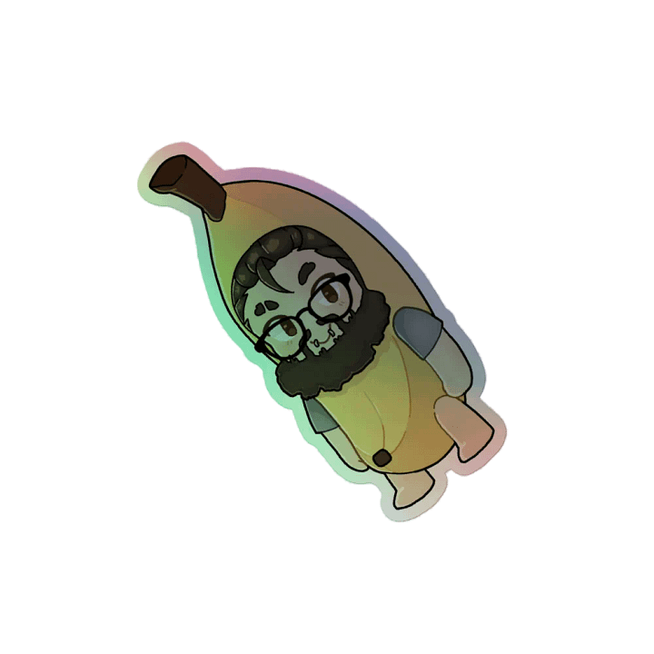 Banana Herb Holo Sticker product image (2)