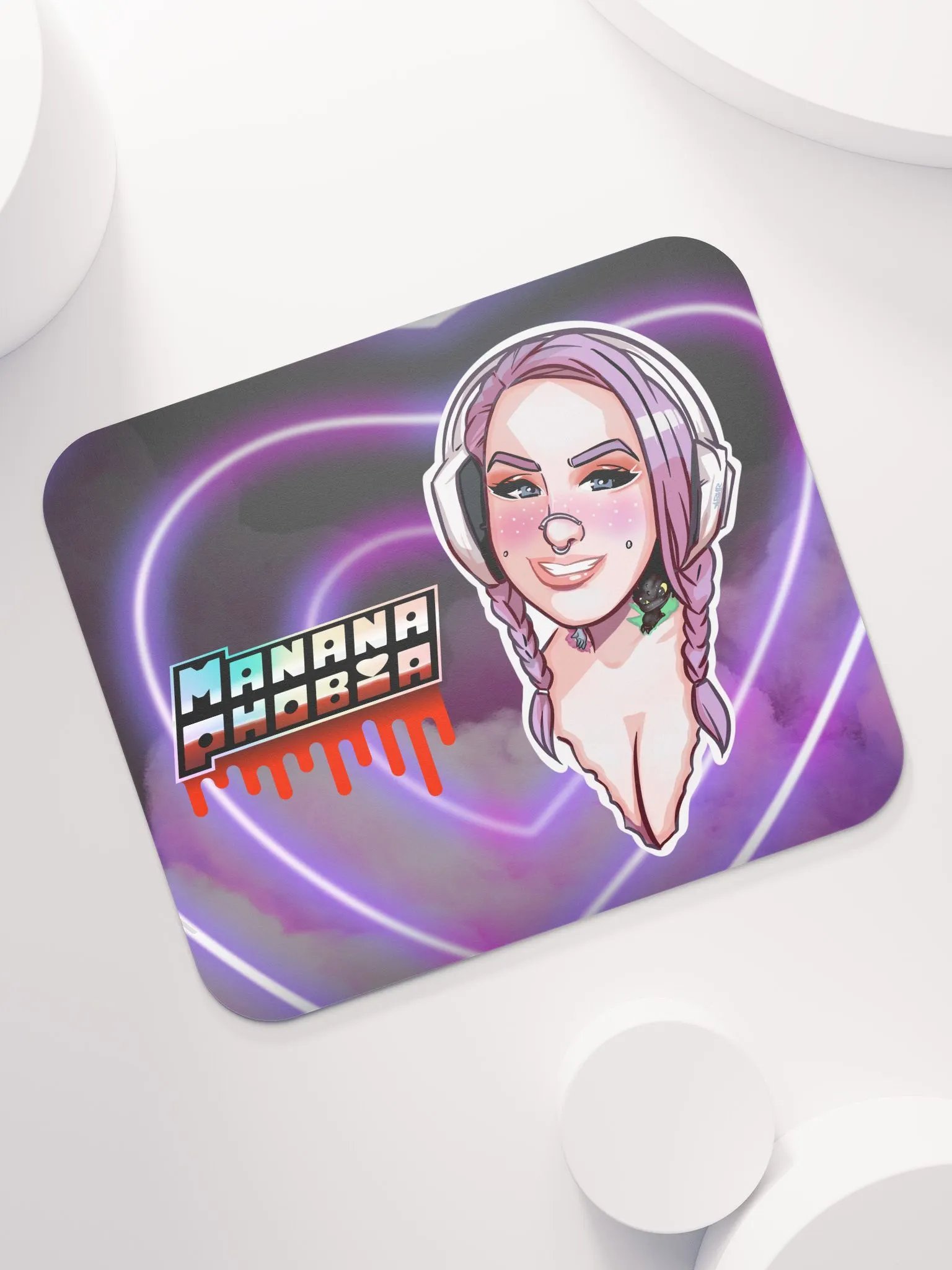 Mananaphobia Logo Mouse Pad product image (7)