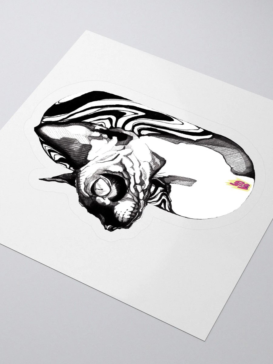 (Sticker) SUMINAGASHI BLACK CAT product image (3)