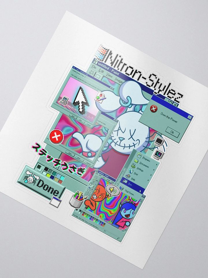 Wave 6 - Window Split Kiss Cut Sticker product image (2)