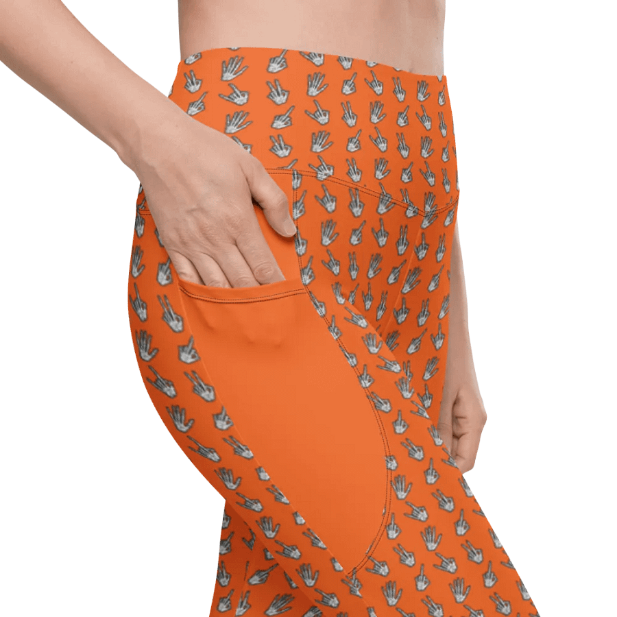Bone Zone pattern pocket leggings product image (8)