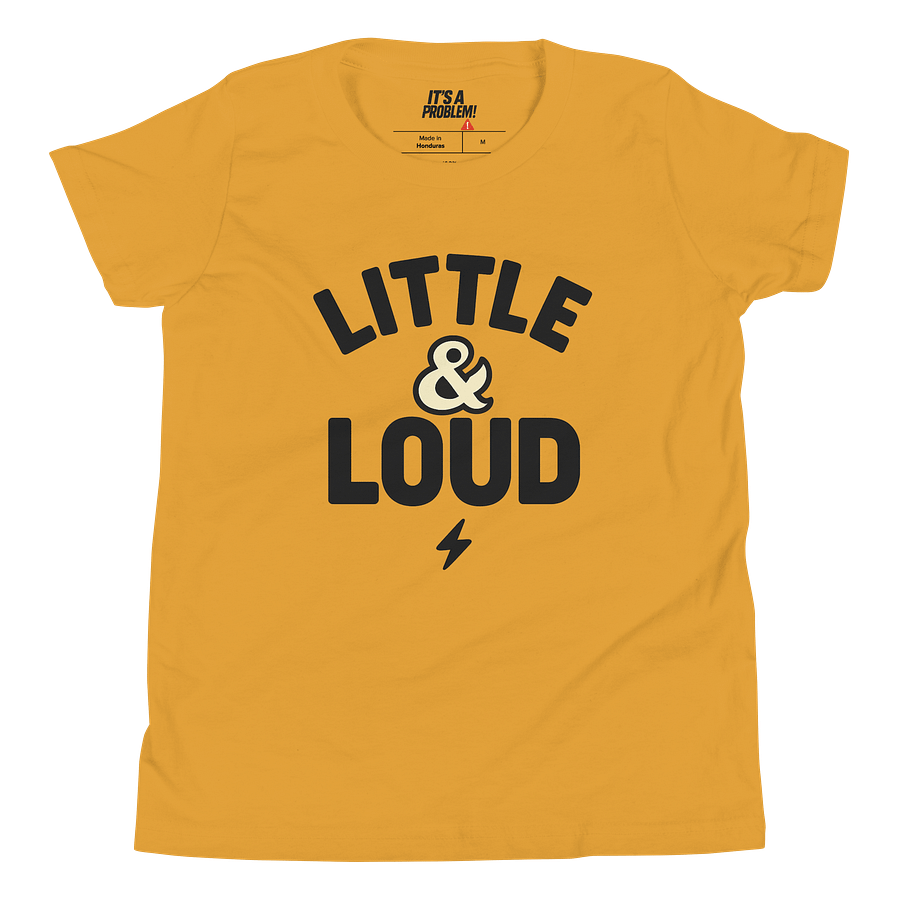 LITTLE & LOUD Toddler Tee – IT’S A PROBLEM! Edition product image (1)