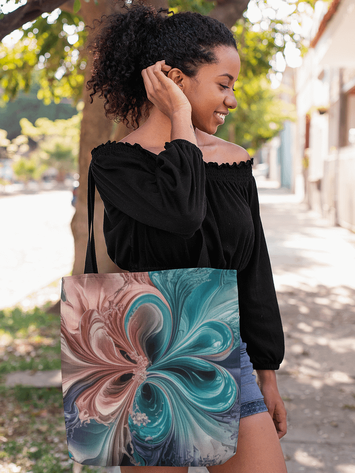 Liquid Color PT, Large Tote Bag w/Pocket product image (1)